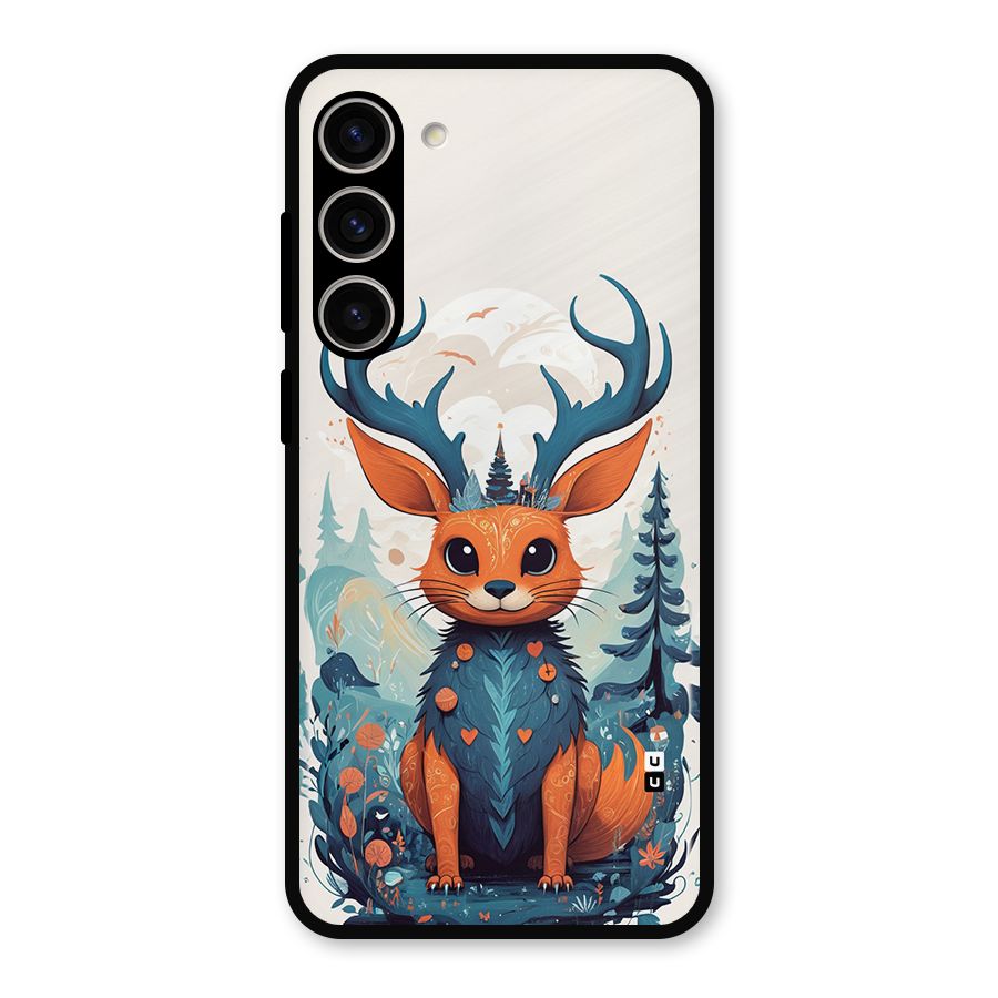 Magestic Animal Metal Back Case for Galaxy S23 Plus