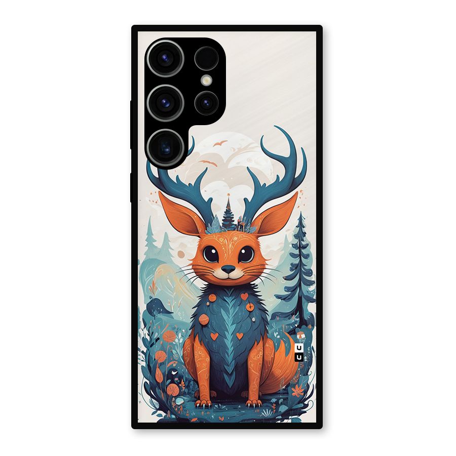Magestic Animal Metal Back Case for Galaxy S23 Ultra