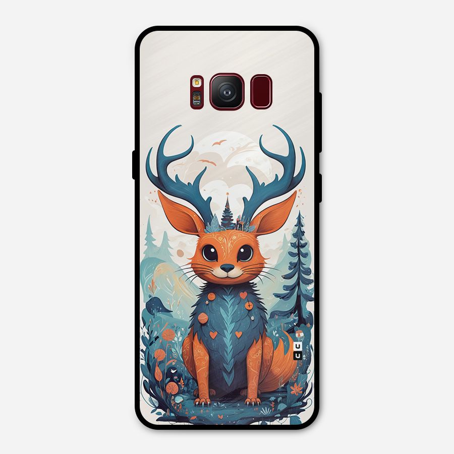 Magestic Animal Metal Back Case for Galaxy S8