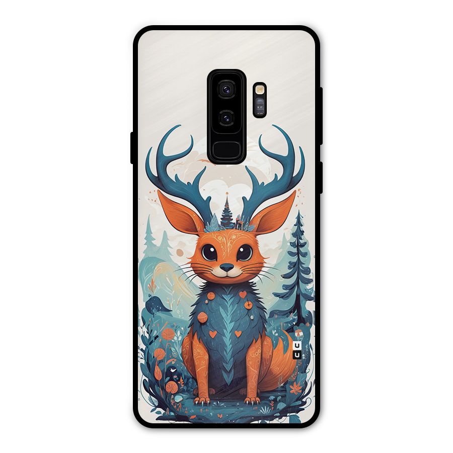 Magestic Animal Metal Back Case for Galaxy S9 Plus