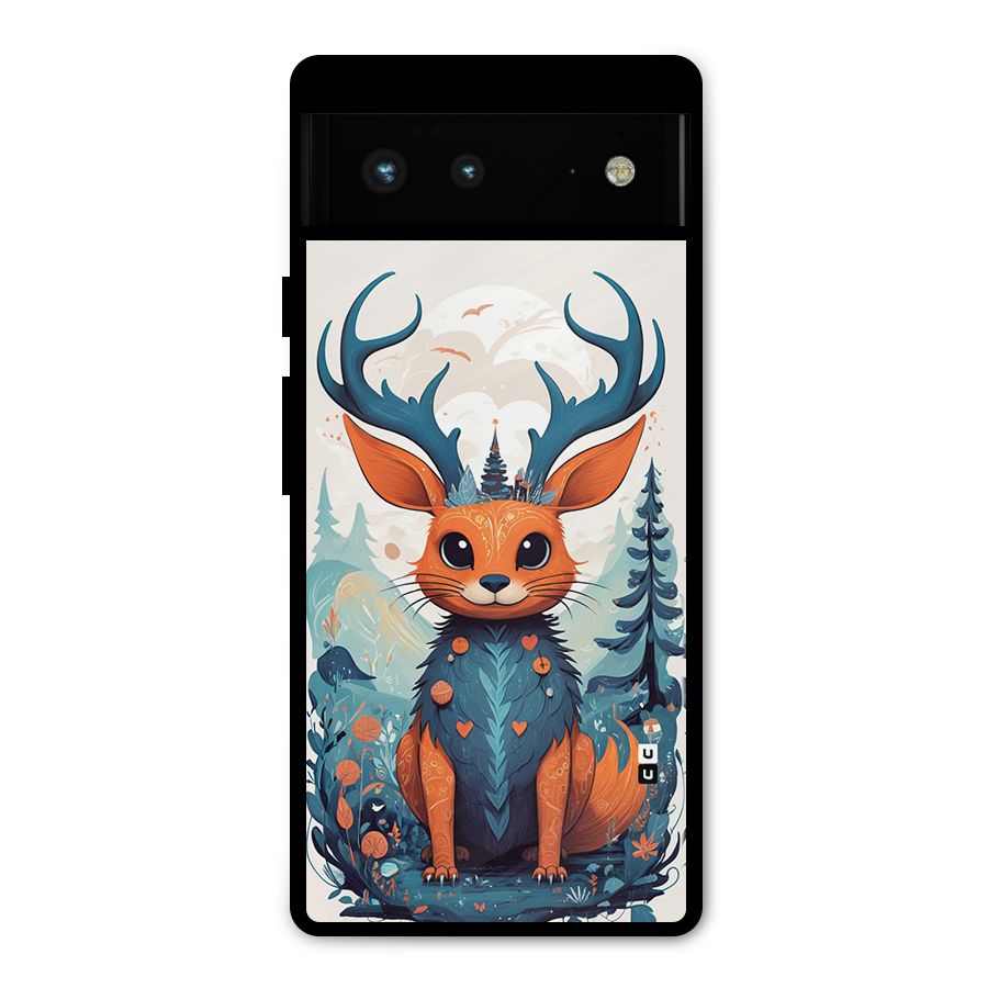 Magestic Animal Metal Back Case for Google Pixel 6