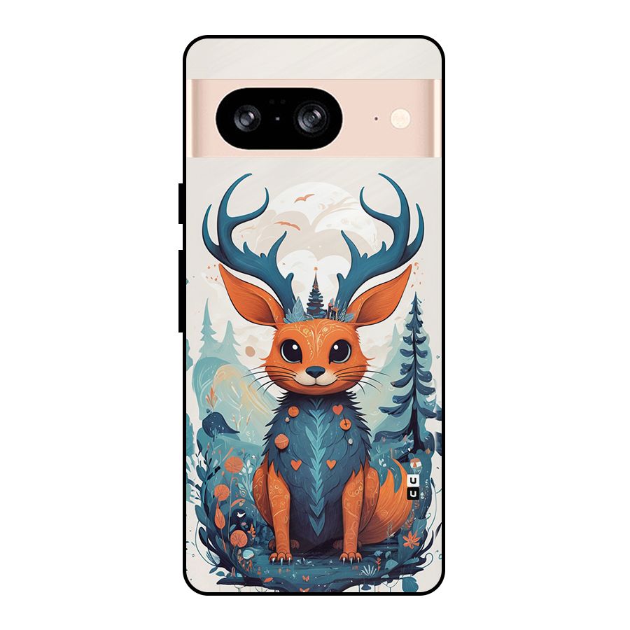 Magestic Animal Metal Back Case for Google Pixel 8