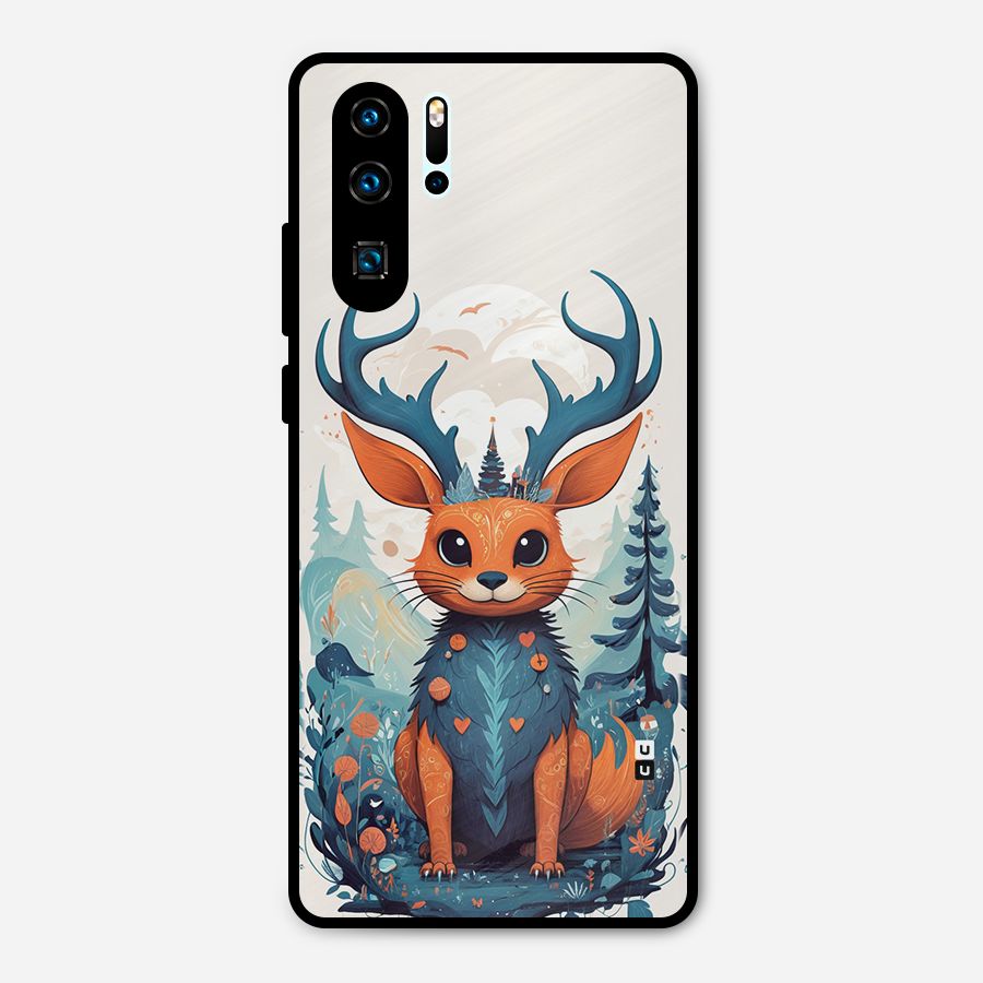Magestic Animal Metal Back Case for Huawei P30 Pro