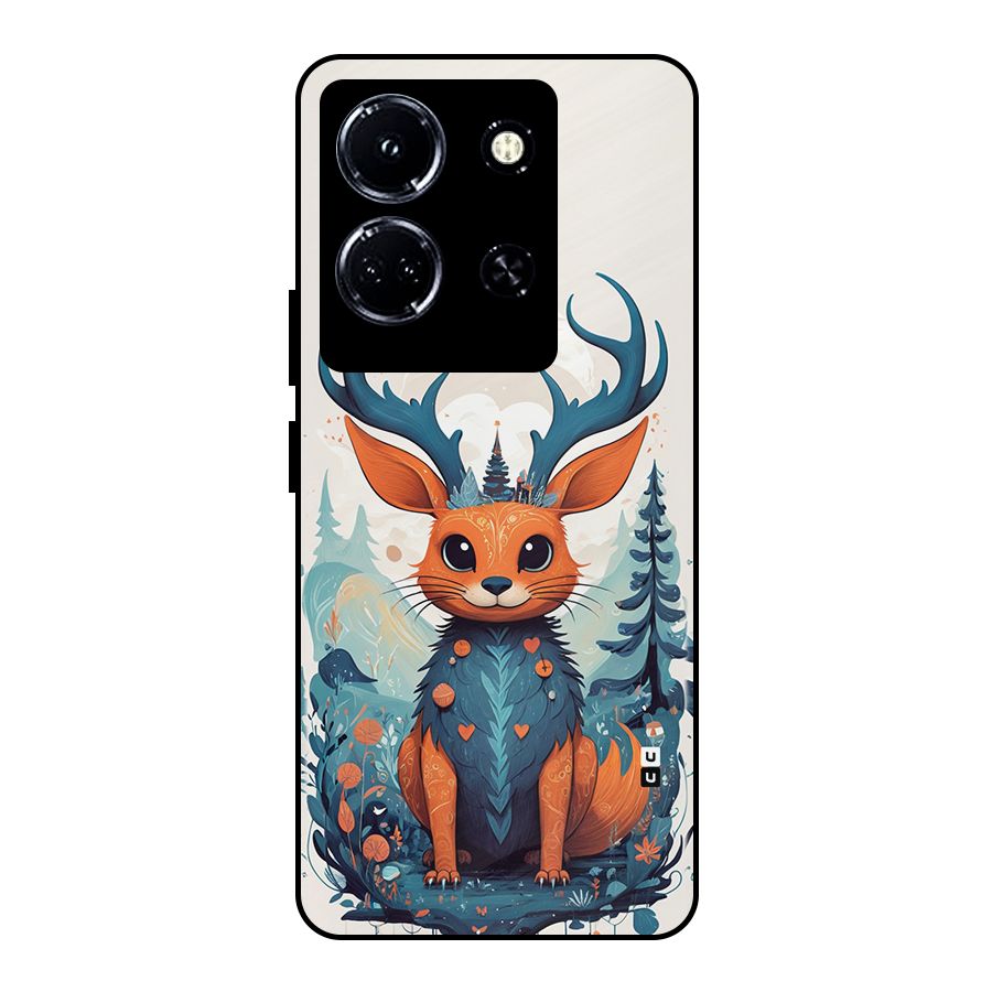Magestic Animal Metal Back Case for Infinix Note 30 5G