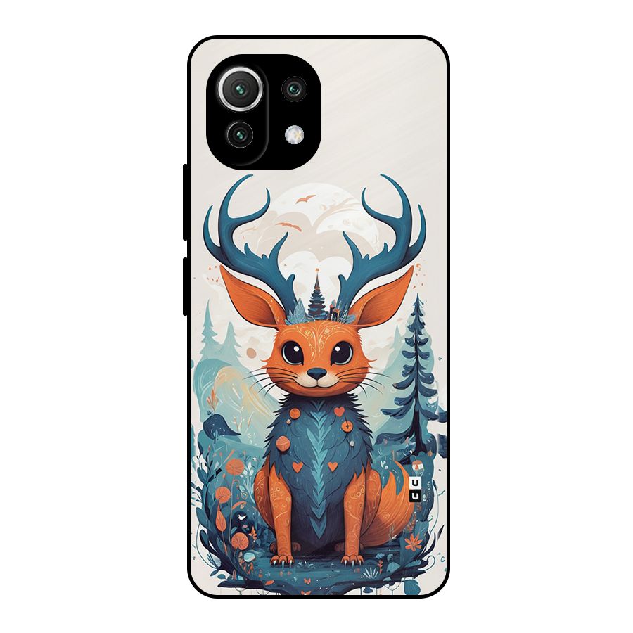 Magestic Animal Metal Back Case for Mi 11 Lite