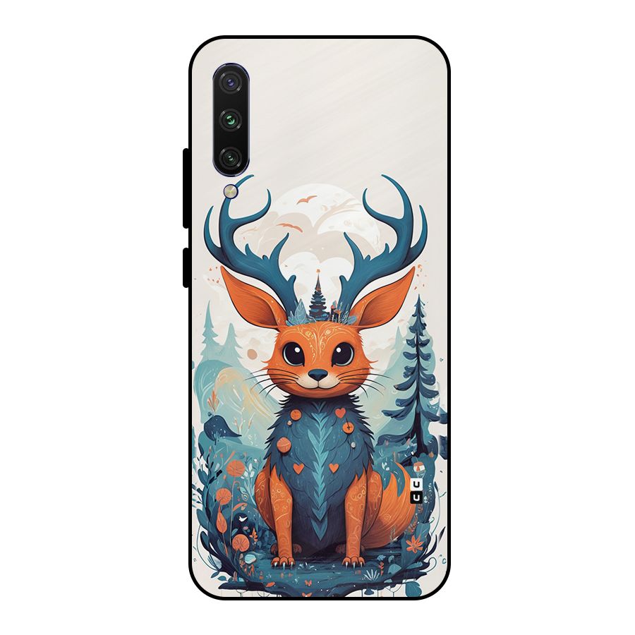 Magestic Animal Metal Back Case for Mi A3