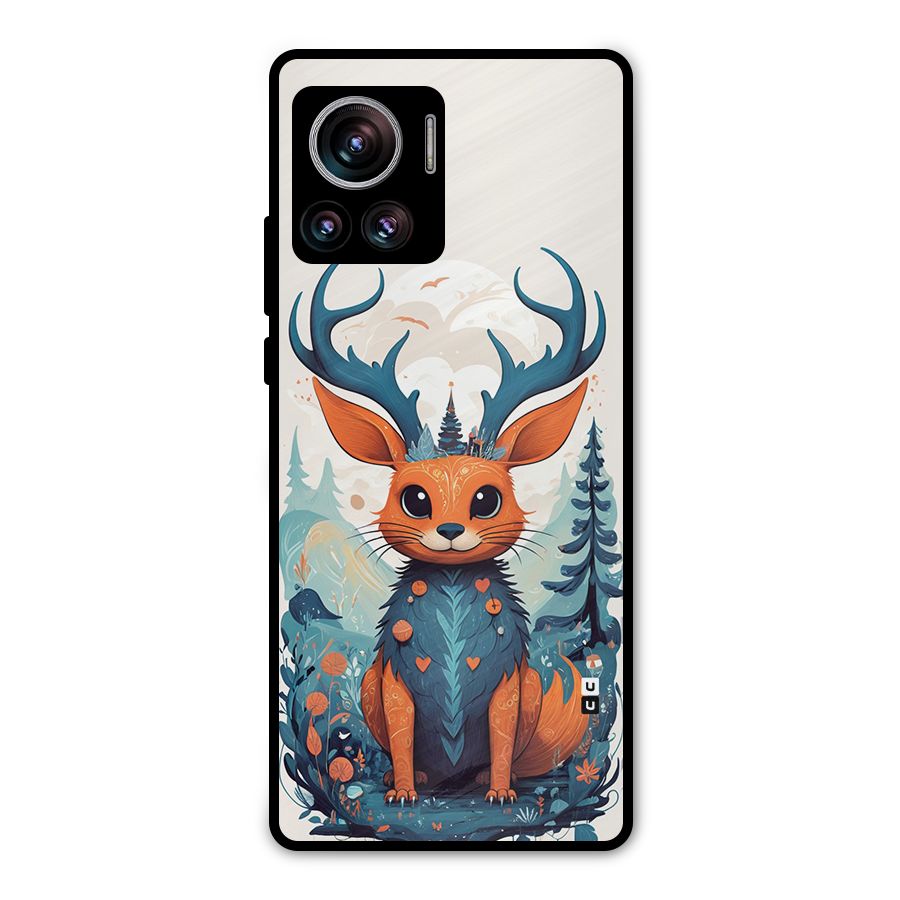 Magestic Animal Metal Back Case for Motorola Edge 30 Ultra
