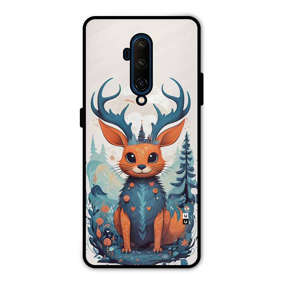 Magestic Animal Metal Back Case for OnePlus 7T Pro