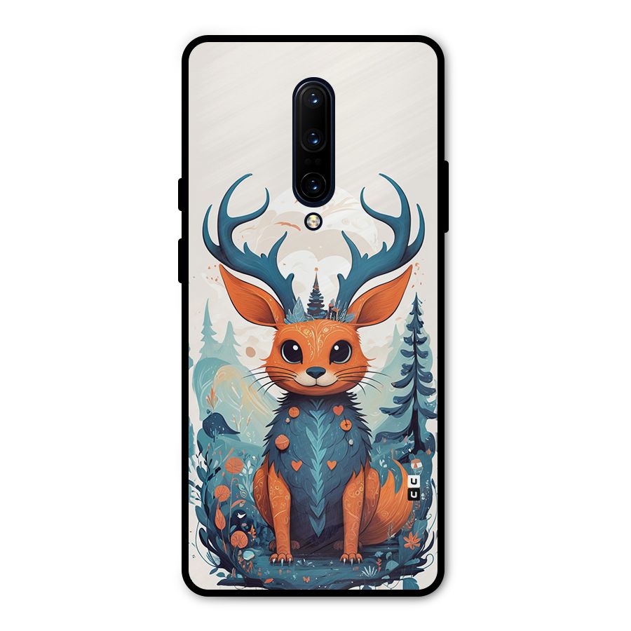 Magestic Animal Metal Back Case for OnePlus 7 Pro