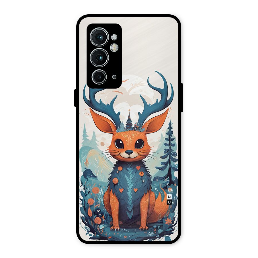 Magestic Animal Metal Back Case for OnePlus 9RT 5G