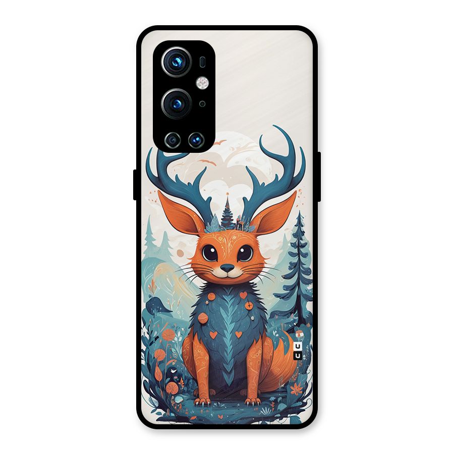 Magestic Animal Metal Back Case for OnePlus 9 Pro