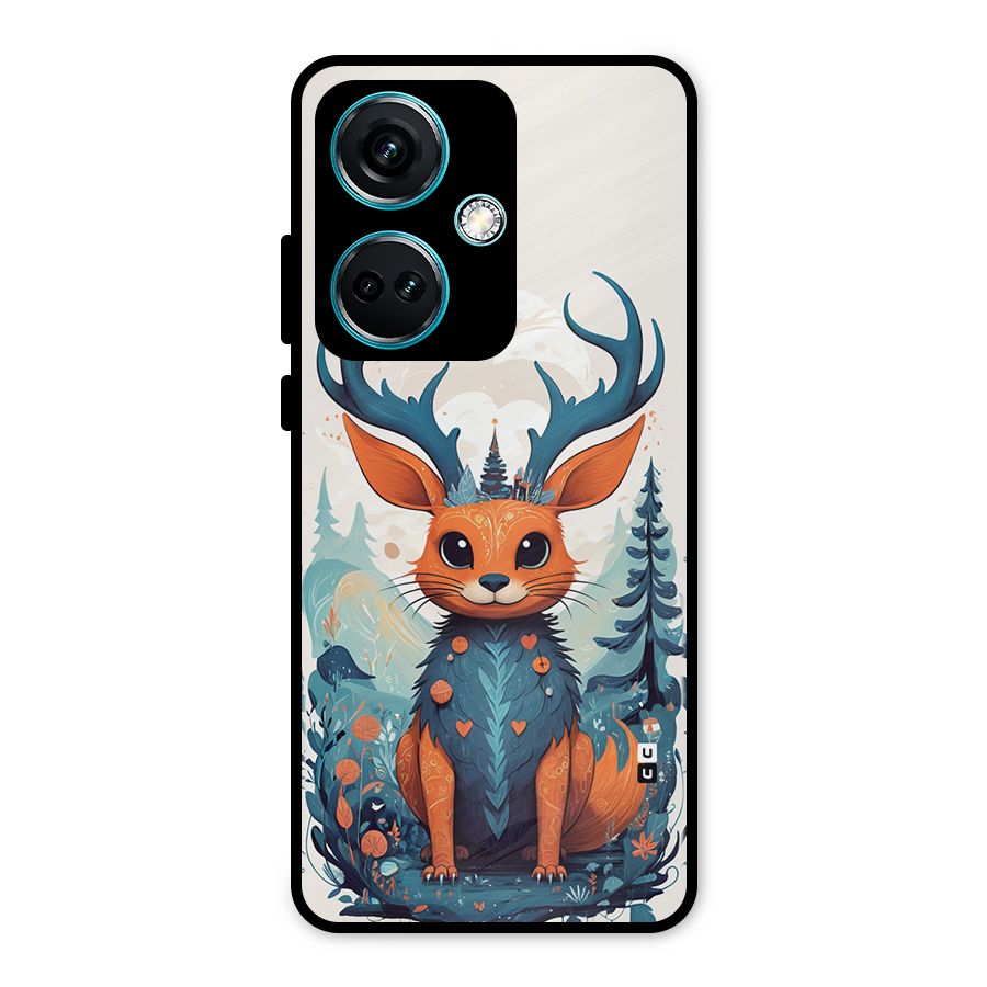 Magestic Animal Metal Back Case for OnePlus Nord CE 3 5G
