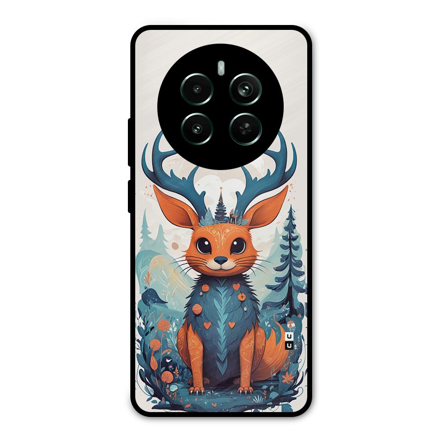 Magestic Animal Metal Back Case for Realme 12 Pro Plus