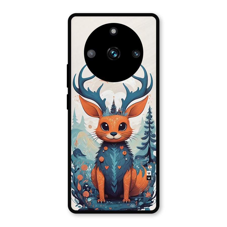 Magestic Animal Metal Back Case for Realme Narzo 60 Pro