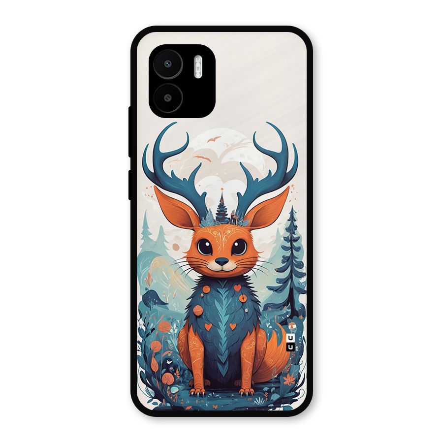 Magestic Animal Metal Back Case for Redmi A1