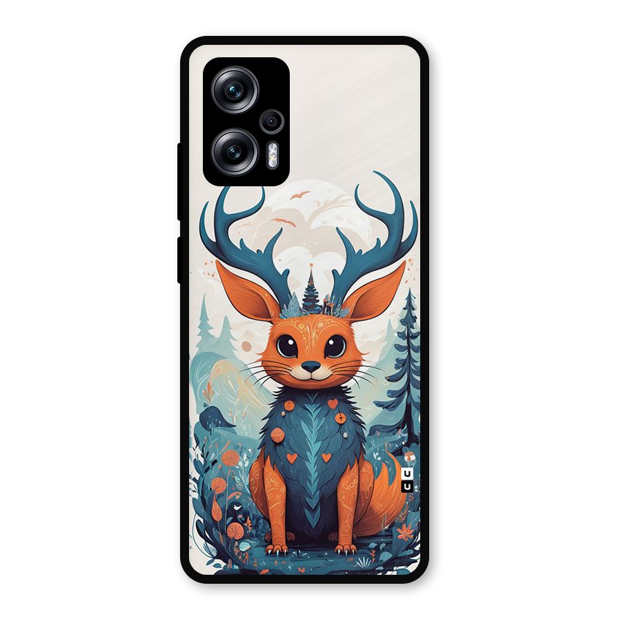 Magestic Animal Metal Back Case for Redmi K50i