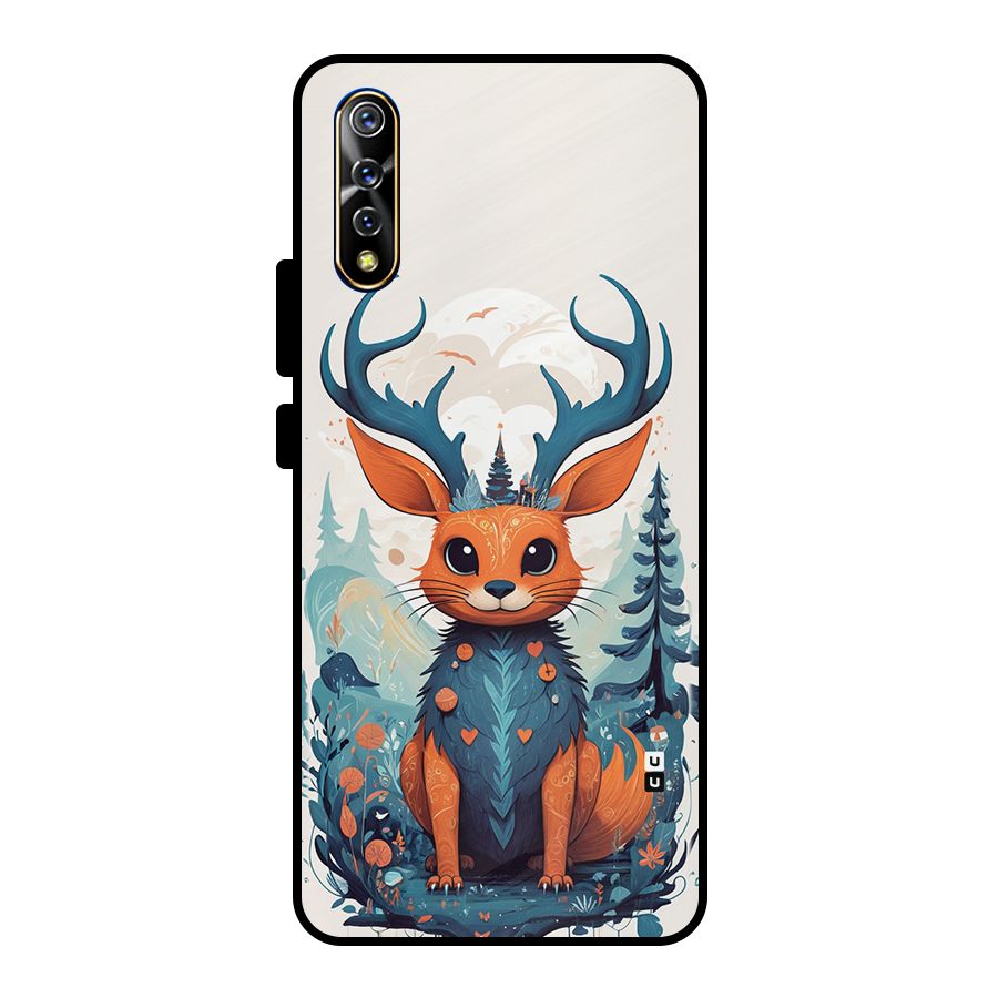 Magestic Animal Metal Back Case for Vivo S1