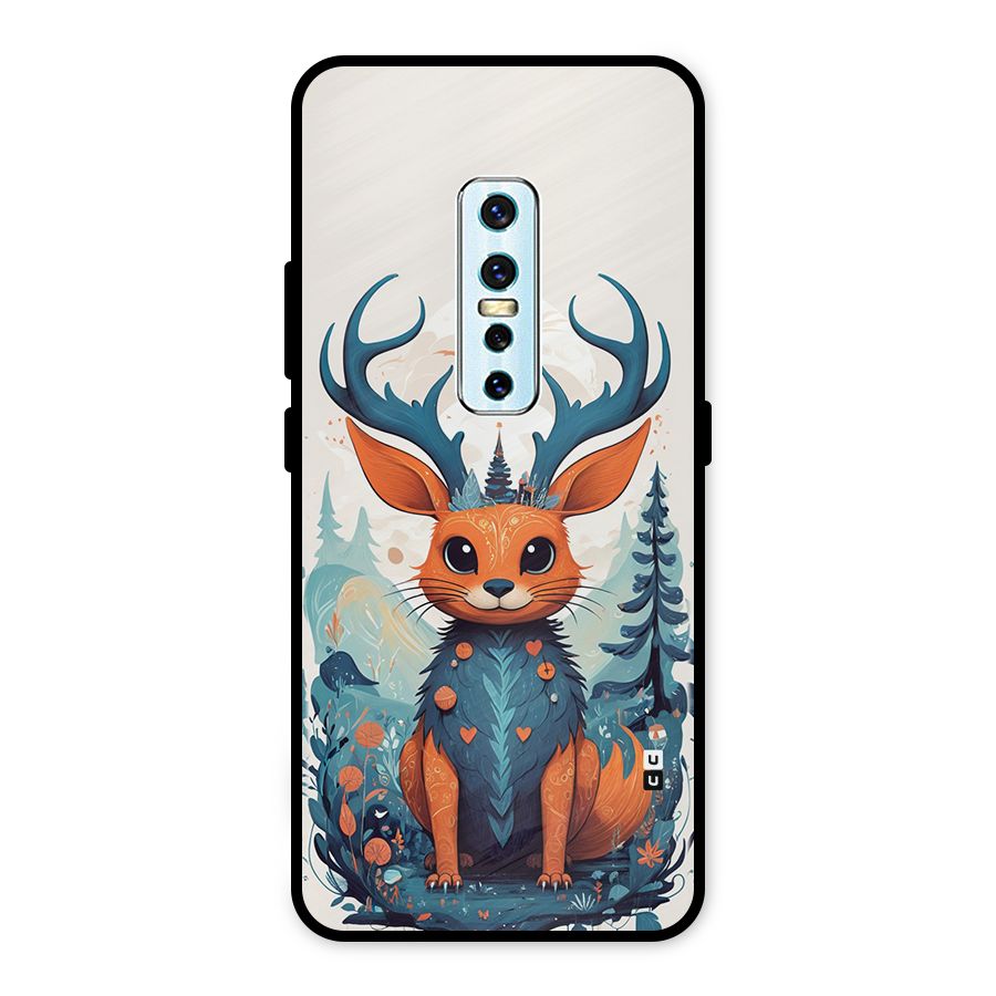 Magestic Animal Metal Back Case for Vivo V17 Pro