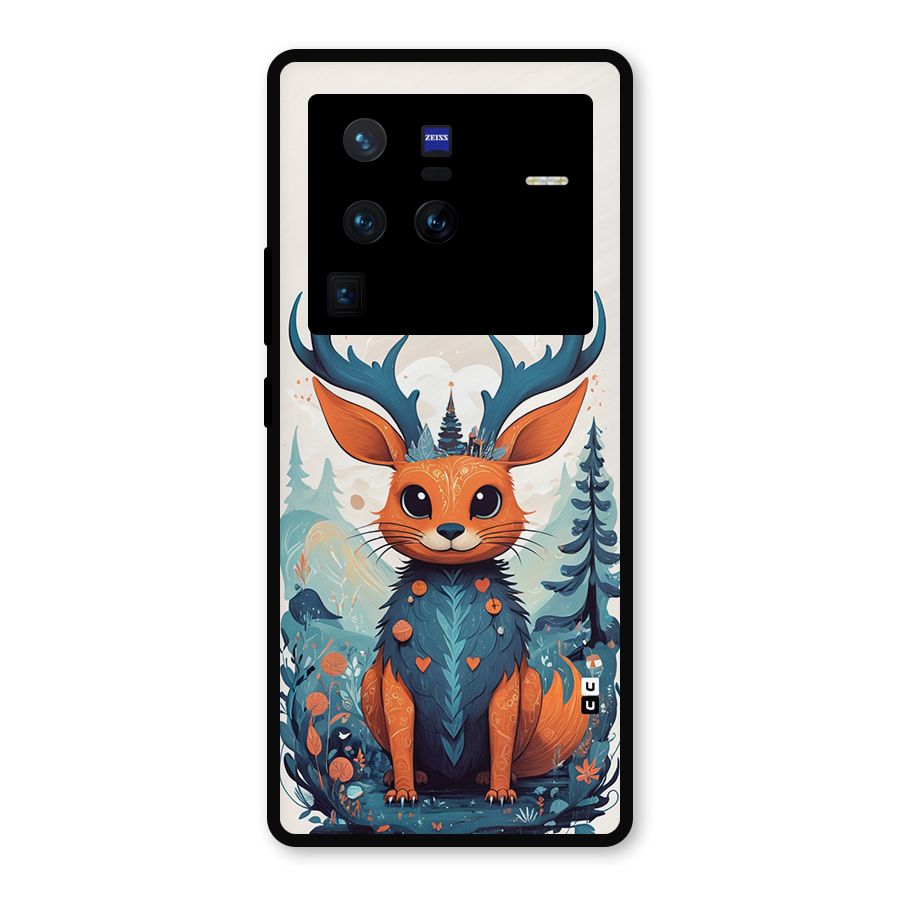 Magestic Animal Metal Back Case for Vivo X80 Pro