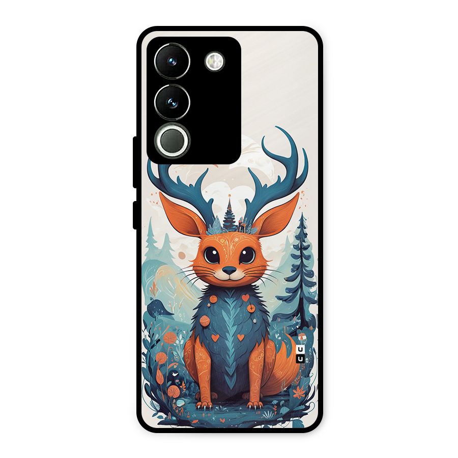 Magestic Animal Metal Back Case for Vivo Y200