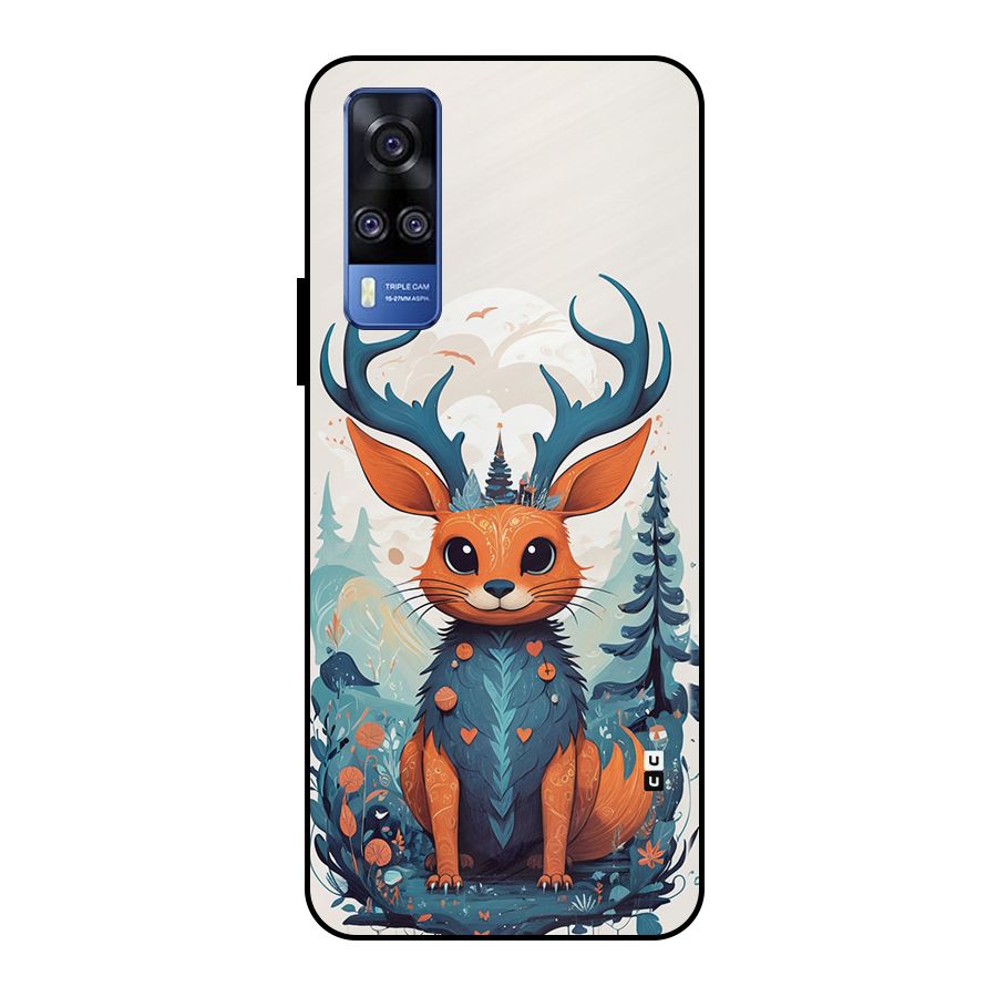 Magestic Animal Metal Back Case for Vivo Y51