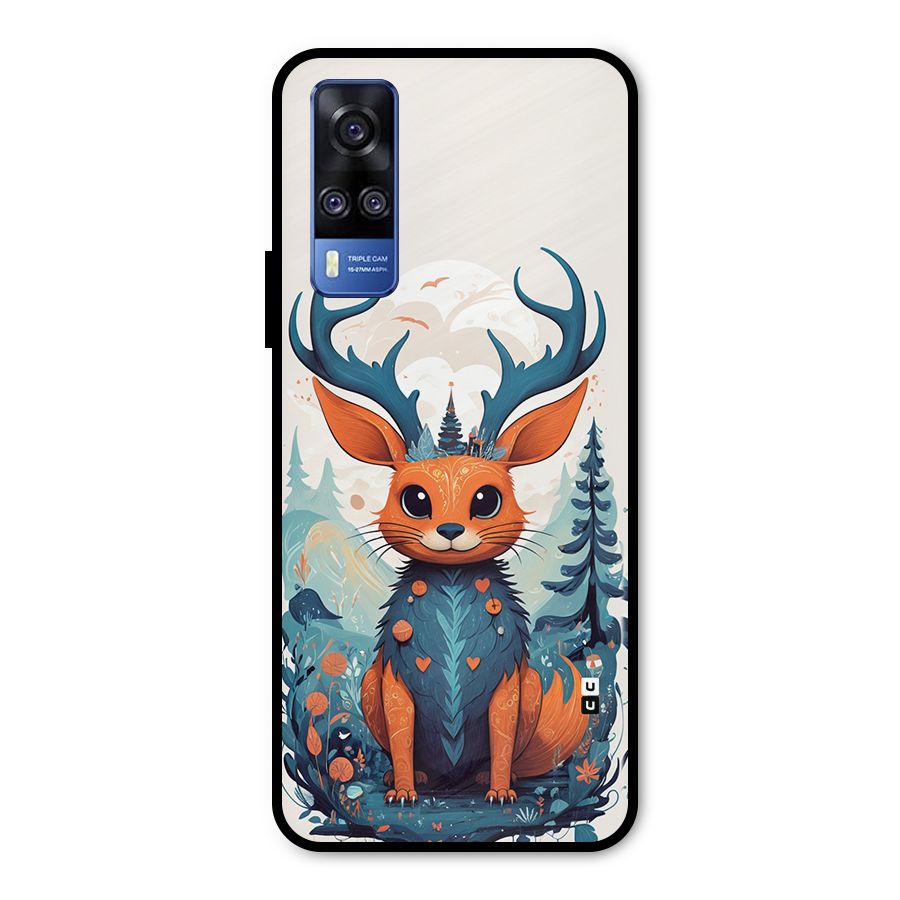 Magestic Animal Metal Back Case for Vivo Y51A