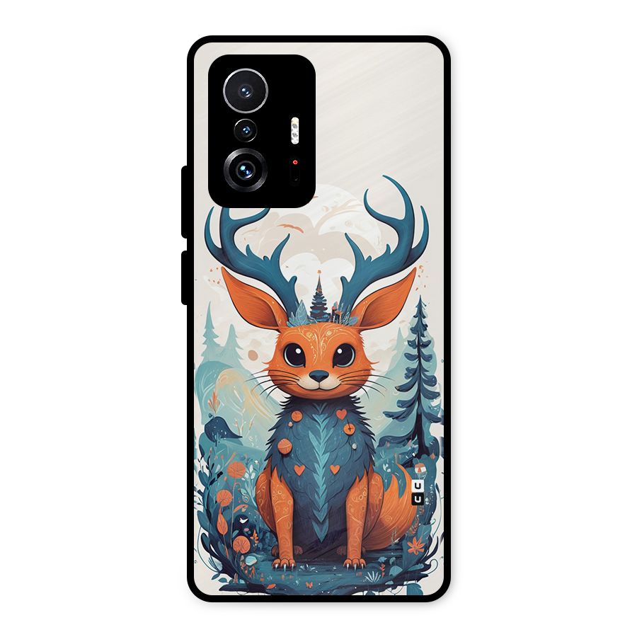 Magestic Animal Metal Back Case for Xiaomi 11T Pro