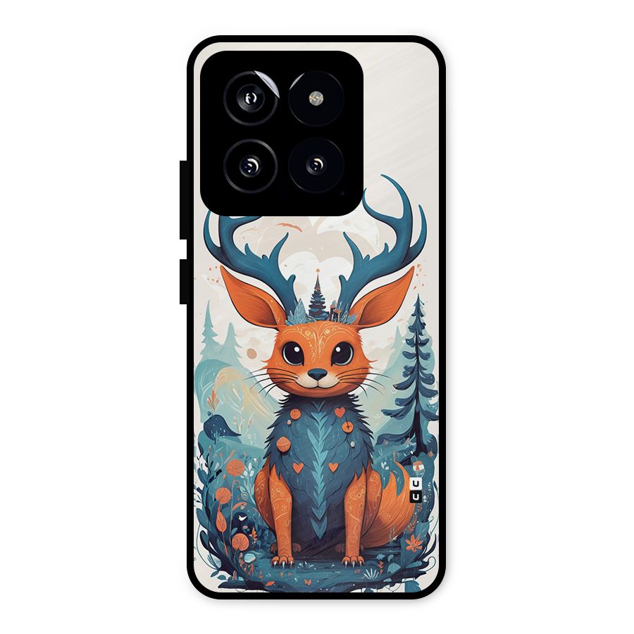 Magestic Animal Metal Back Case for Xiaomi 14