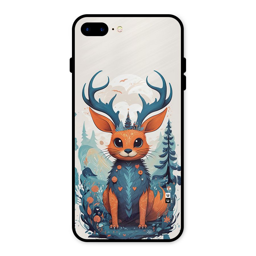 Magestic Animal Metal Back Case for iPhone 7 Plus