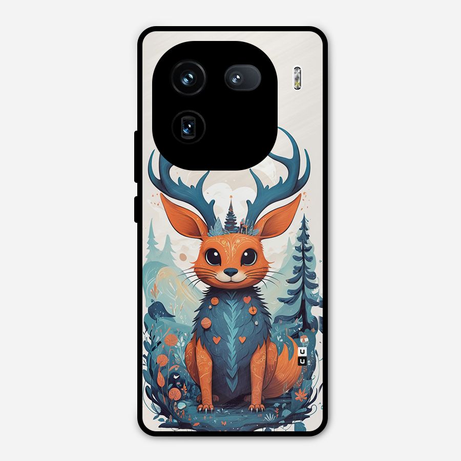 Magestic Animal Metal Back Case for iQOO 12