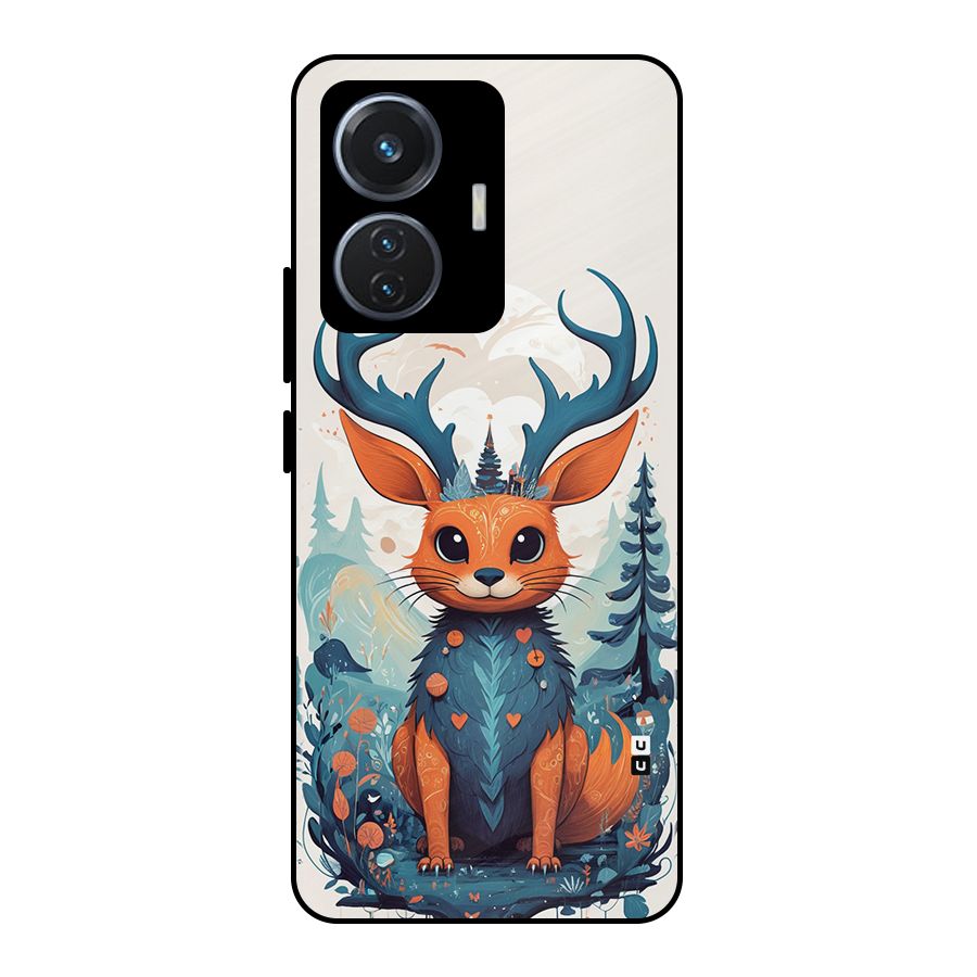 Magestic Animal Metal Back Case for iQOO Z6 44W