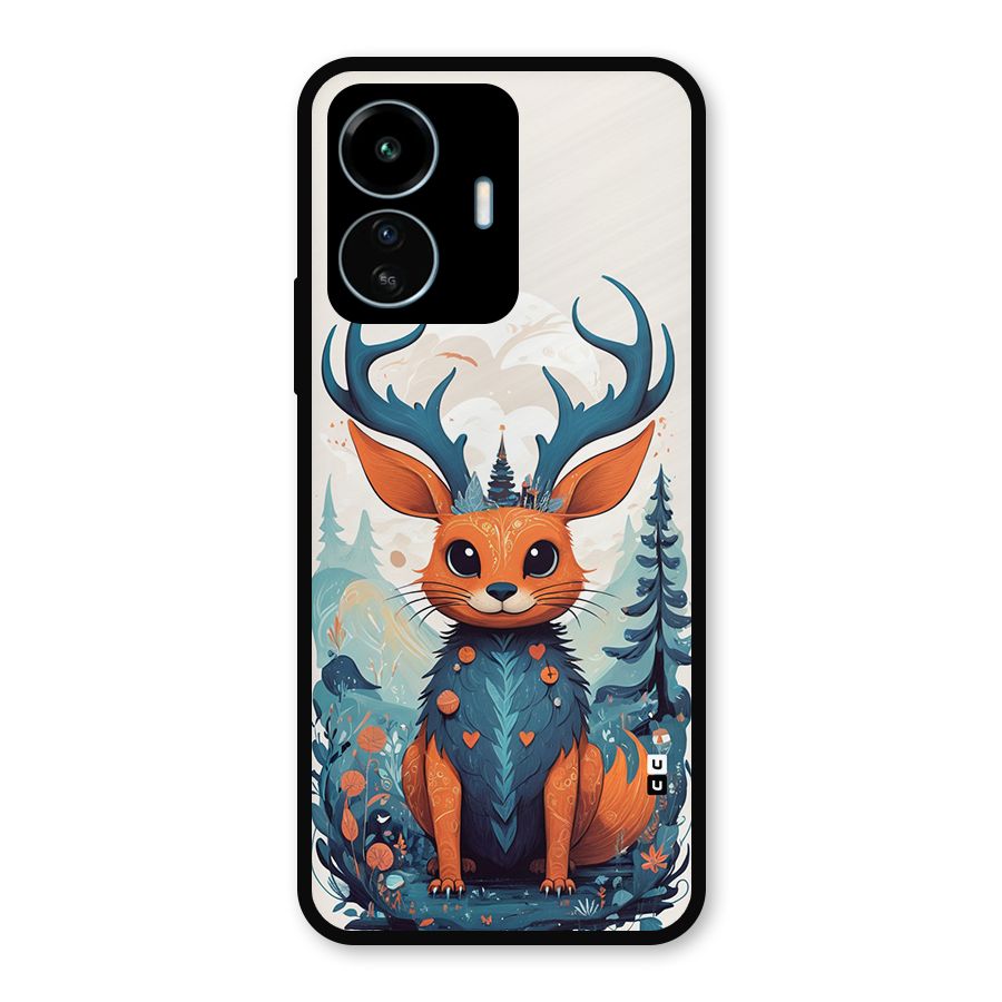 Magestic Animal Metal Back Case for vivo iQOO Z6 Lite 5G
