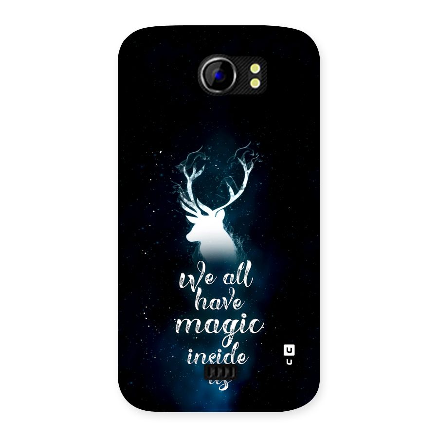 Magic Inside Back Case for Canvas 2 A110