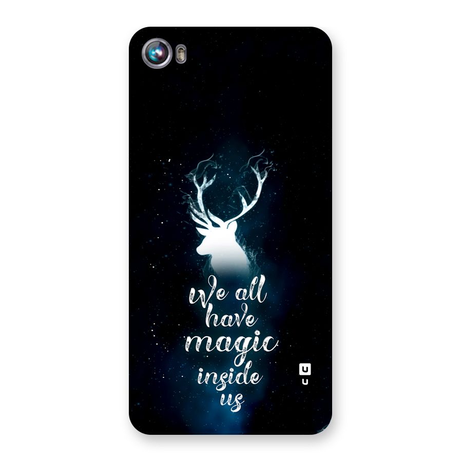 Magic Inside Back Case for Canvas Fire 4 (A107)
