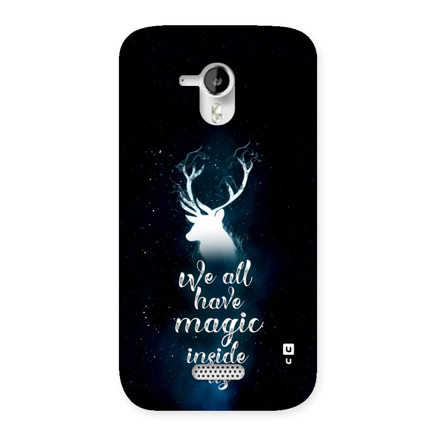 Magic Inside Back Case for Canvas HD A116