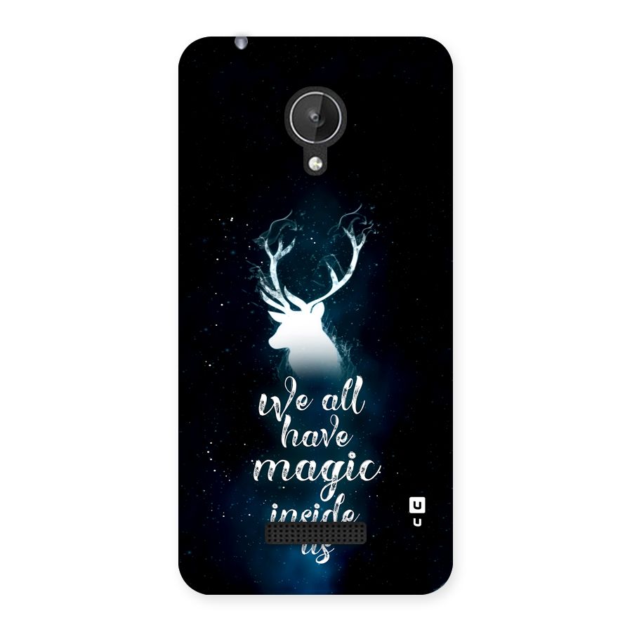 Magic Inside Back Case for Canvas Spark Q380