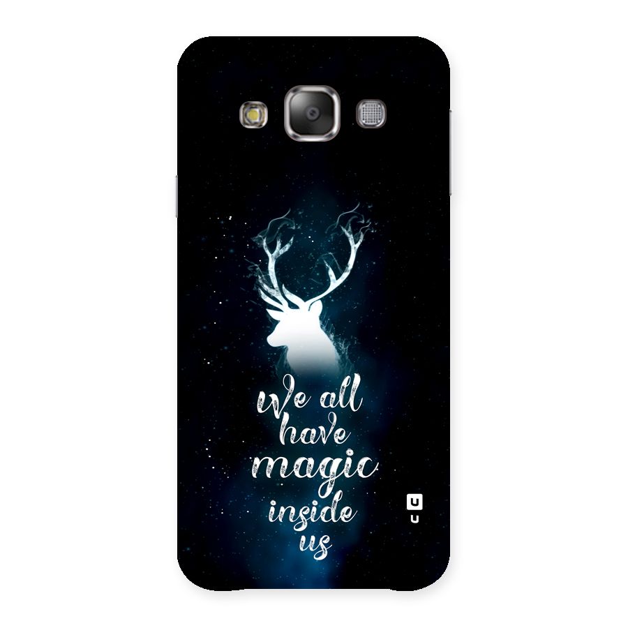 Magic Inside Back Case for Galaxy E7