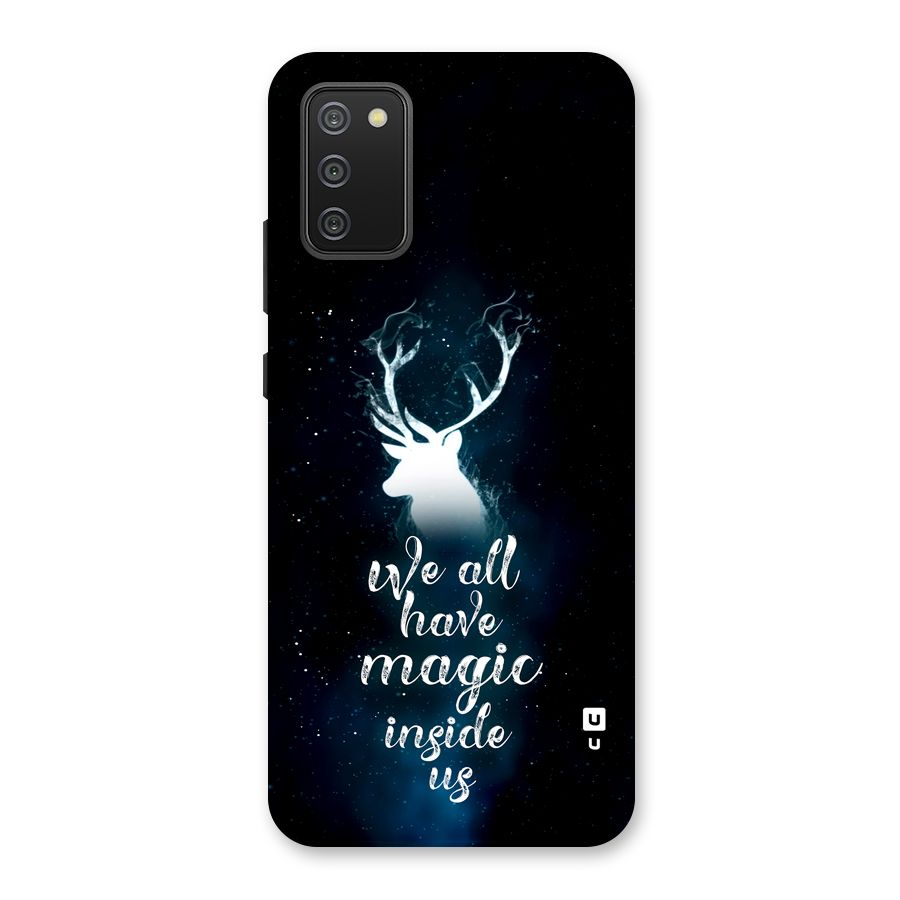 Magic Inside Back Case for Galaxy F02s