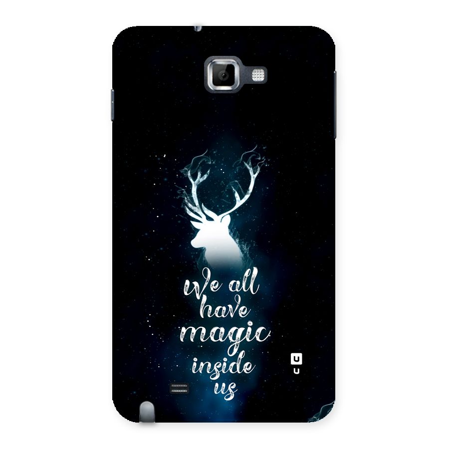 Magic Inside Back Case for Galaxy Note