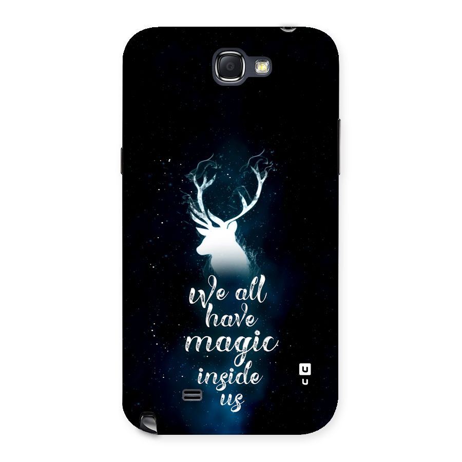 Magic Inside Back Case for Galaxy Note 2