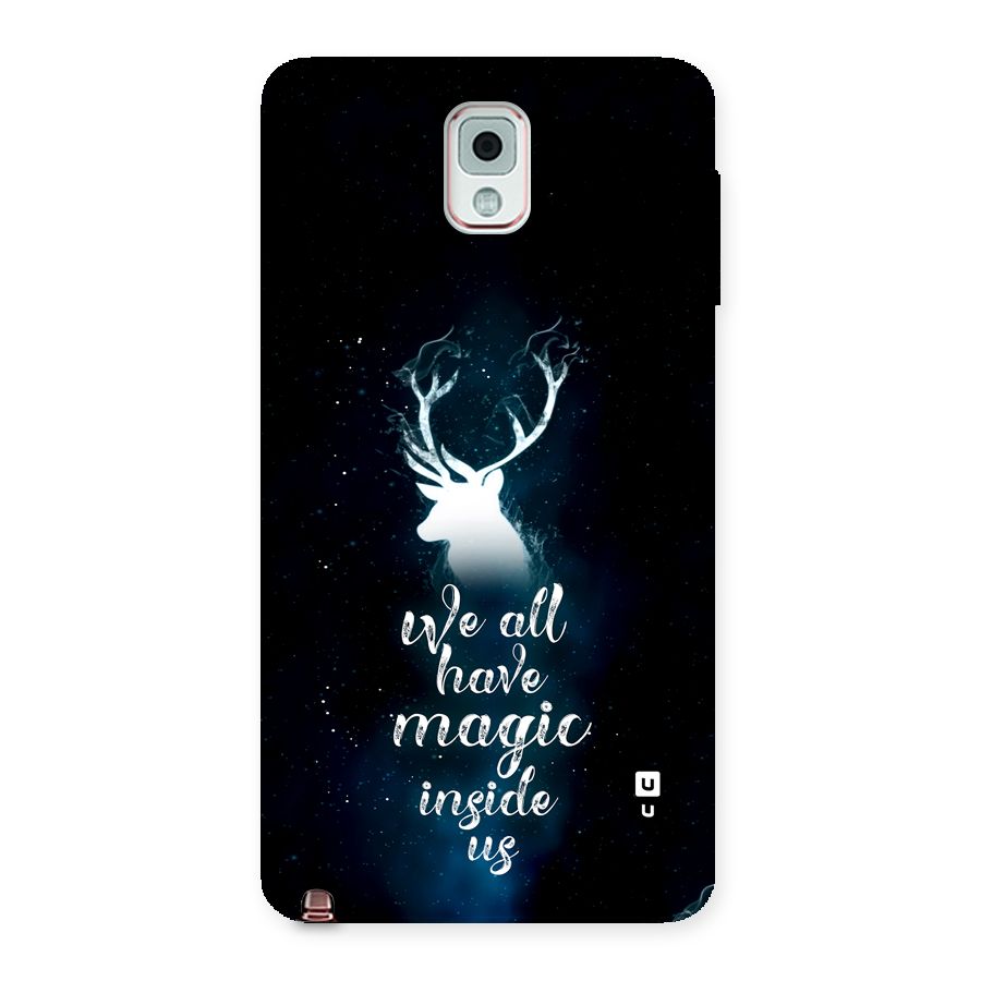 Magic Inside Back Case for Galaxy Note 3