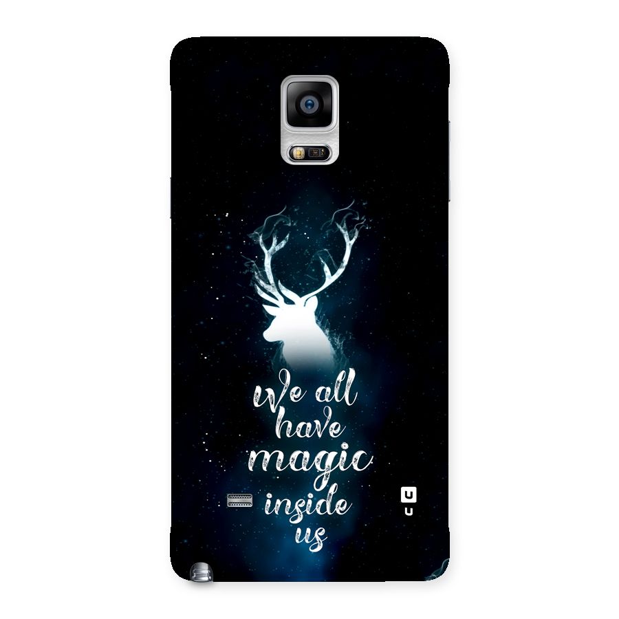 Magic Inside Back Case for Galaxy Note 4