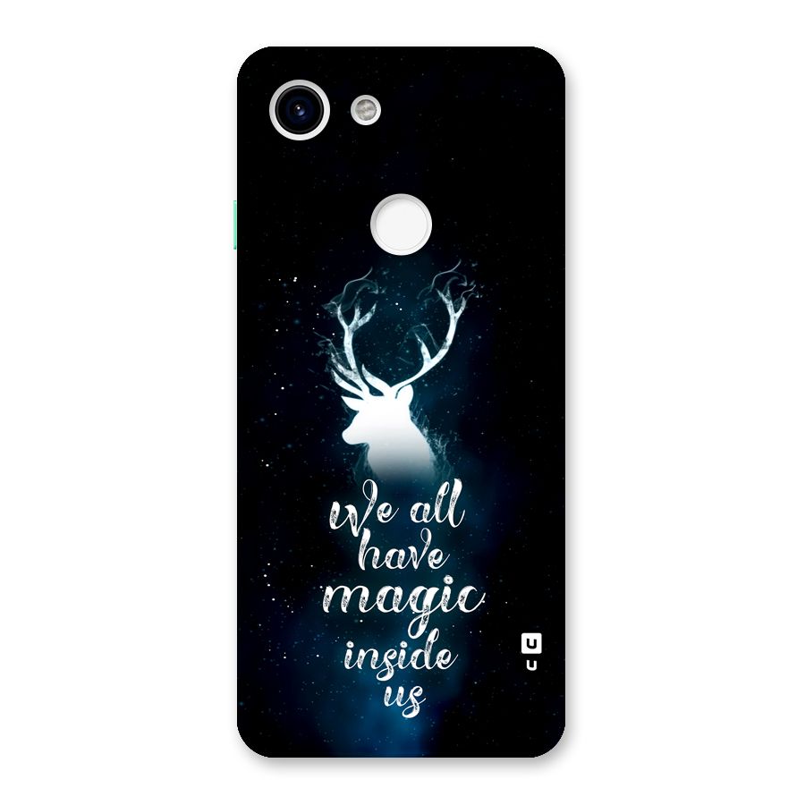 Magic Inside Back Case for Google Pixel 3