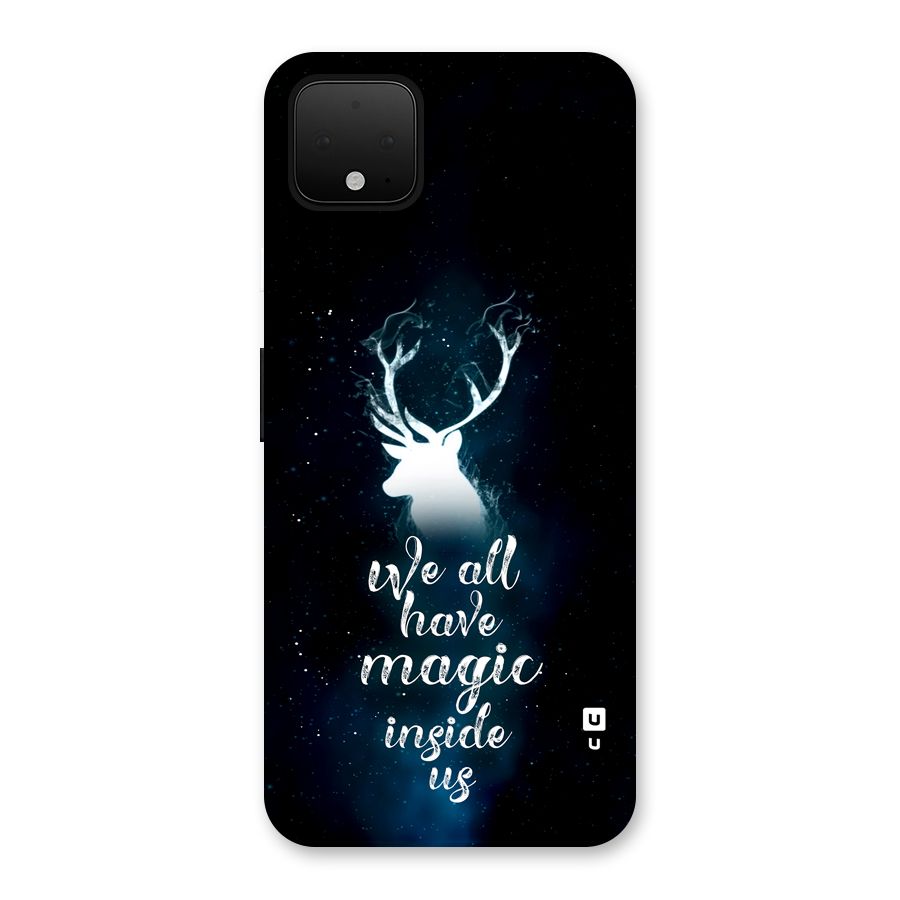 Magic Inside Back Case for Google Pixel 4 XL