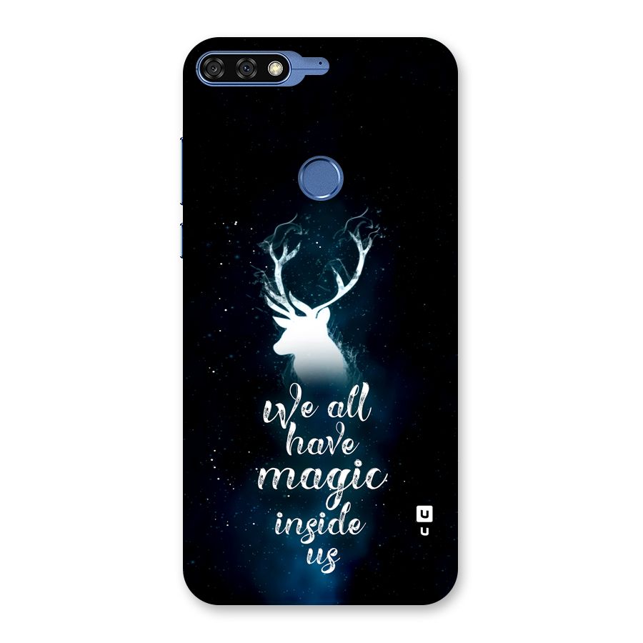 Magic Inside Back Case for Honor 7C
