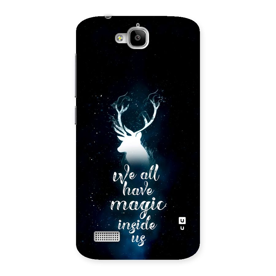 Magic Inside Back Case for Honor Holly
