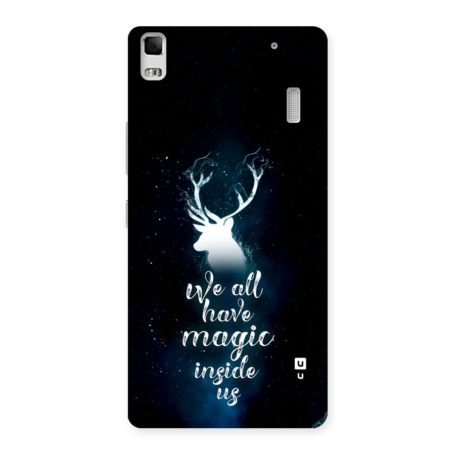 Magic Inside Back Case for Lenovo K3 Note