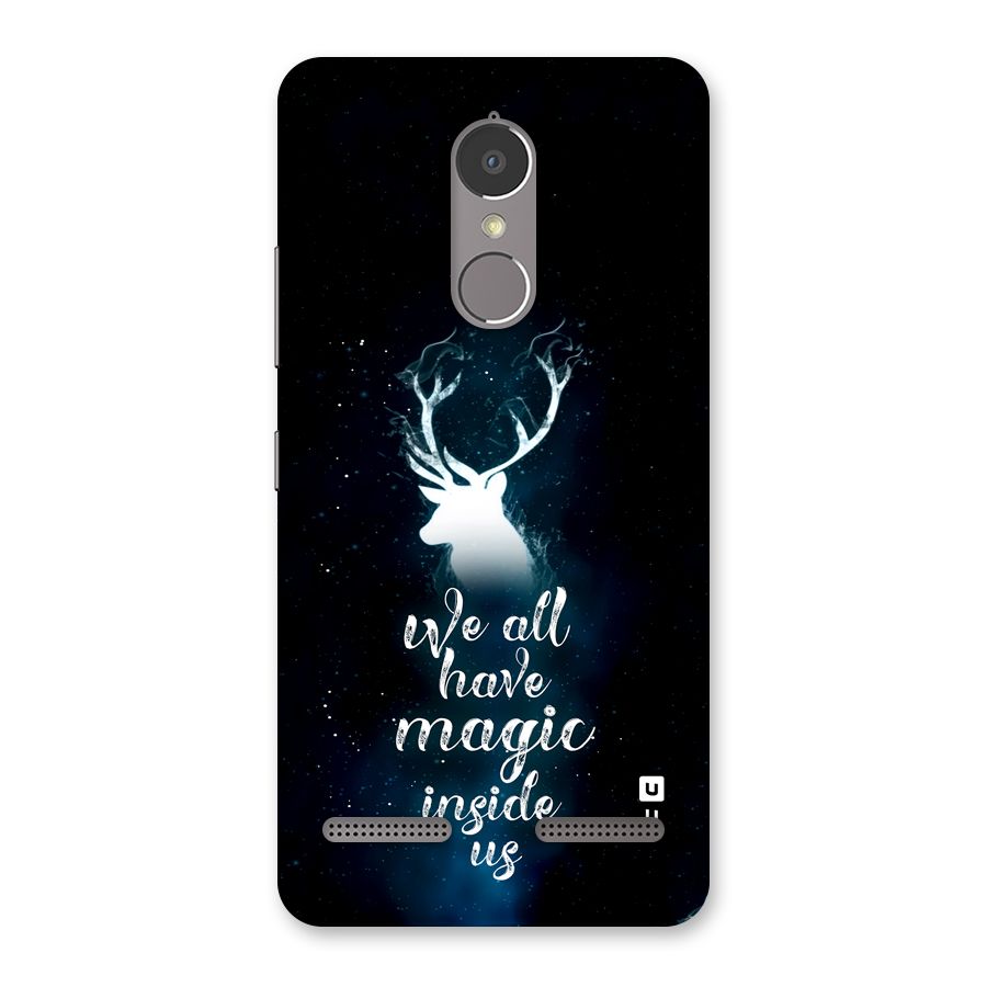 Magic Inside Back Case for Lenovo K6 Power