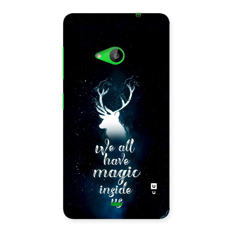 Magic Inside Back Case for Lumia 535