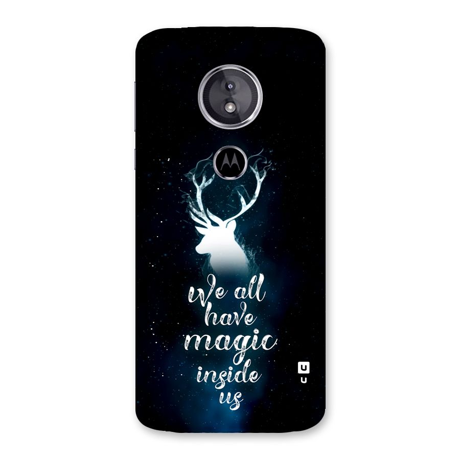 Magic Inside Back Case for Moto E5